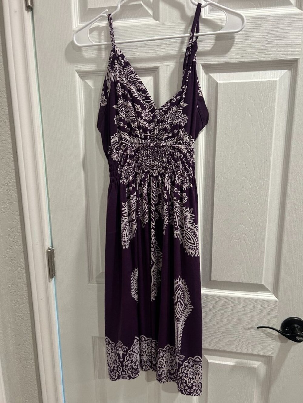 Urban Mango Spaghetti Strap Women's Large Purple Sun Dress